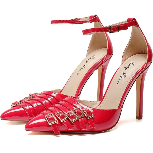 Shoes - Red Stiletto Heels